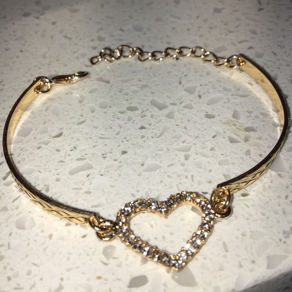 NEW CZ heart bracelet - Picture 4 of 4